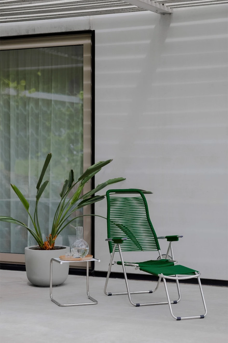 FIAM Spaghetti Sunbed, Matte Green 3 FIAM Spaghetti Sunbed, Matte Green - Image 3