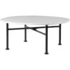 Gubi Carmel Coffee Table 75x75 Cm, Semi Matt Clam White