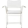 Gubi Tropique Dining Chair, Classic White Semi Matt / Udine 06