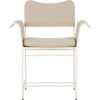 Gubi Tropique Dining Chair, Classic White Semi Matt / Udine 12