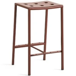 Hay Balcony Bar Stool 65 Cm, Iron Red