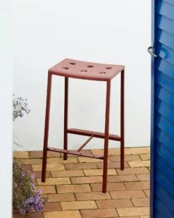 Hay Balcony Bar Stool 65 Cm, Iron Red -Hay Sales Store hay balcony bar stool low anthracite 4