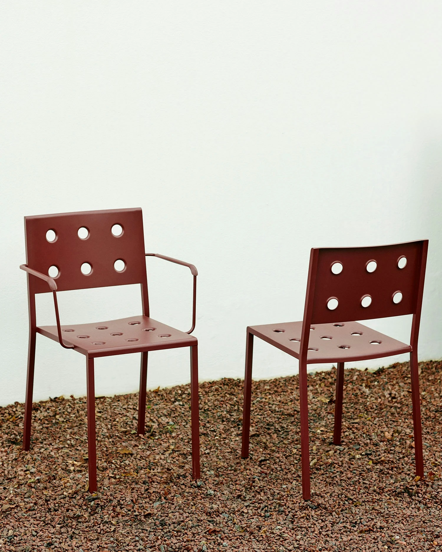 Hay Balcony Armchair, Iron Red 3 Hay Balcony Armchair, Iron Red - Image 3