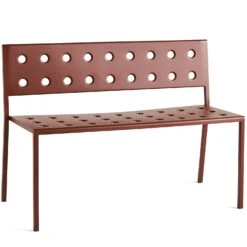 Hay Balcony Bench, Iron Red