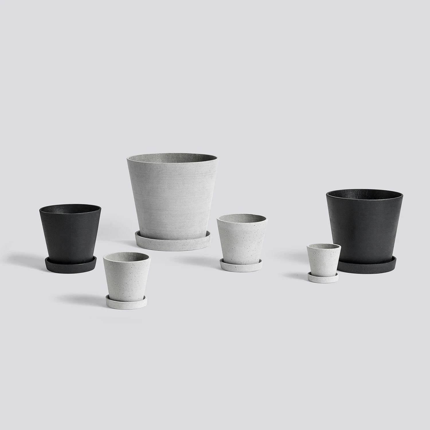 Hay Flowerpot With Saucer Black, Ø11 Cm S 5 Hay Flowerpot With Saucer Black, Ø11 Cm S - Image 5