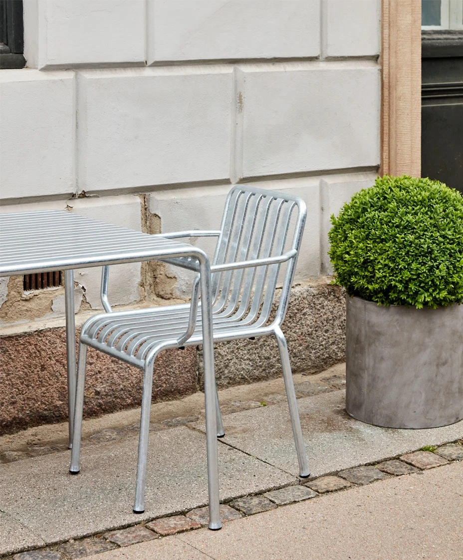 Hay Palissade Armchair, Hot Galvanized 2 Hay Palissade Armchair, Hot Galvanized - Image 2