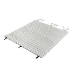 Hay Palissade Cushion Quilted Dining Bench Without Armrest , Sky Grey