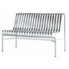 Hay Palissade Dining Bench Without Armrests, Hot Galvanized