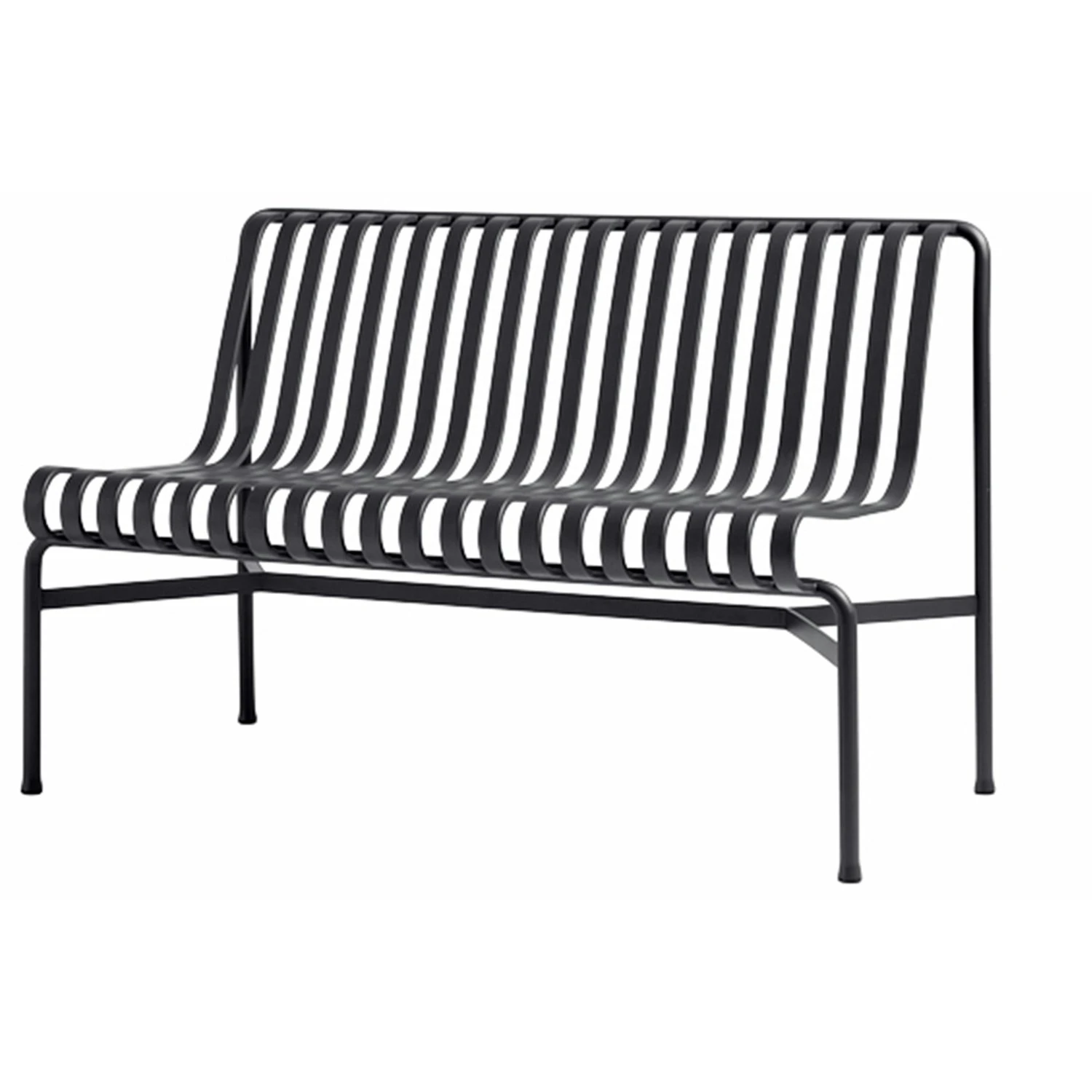 Hay Palissade Dining Bench Without Armrests, Anthracite 1 Hay Palissade Dining Bench Without Armrests, Anthracite