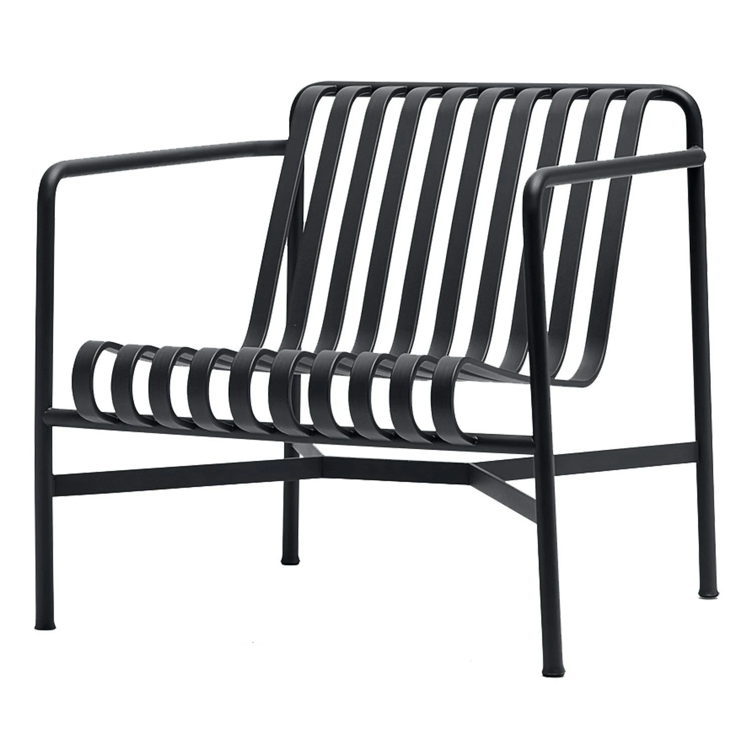 Hay Palissade Lounge Chair Low, Anthracite 1 Hay Palissade Lounge Chair Low, Anthracite