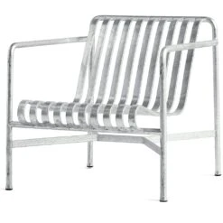 Hay Palissade Lounge Chair Low, Hot Galvanized