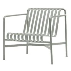 Hay Palissade Lounge Chair Low, Sky Grey