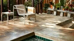 Hay Palissade Lounge Chair Low, Sky Grey -Hay Sales Store hay palissade lounge chair low 4