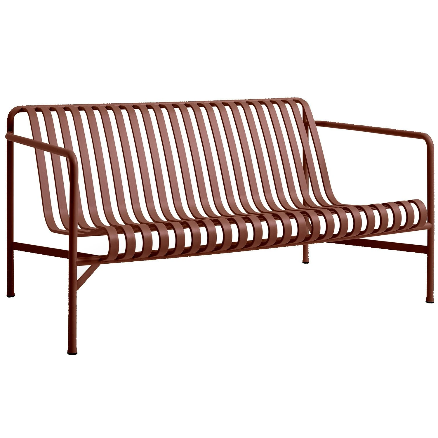 Hay Palissade Lounge Sofa, Iron Red 1 Hay Palissade Lounge Sofa, Iron Red