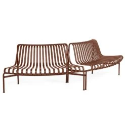 Hay Palissade Park Bench Starter Set Out/Out, Iron Red