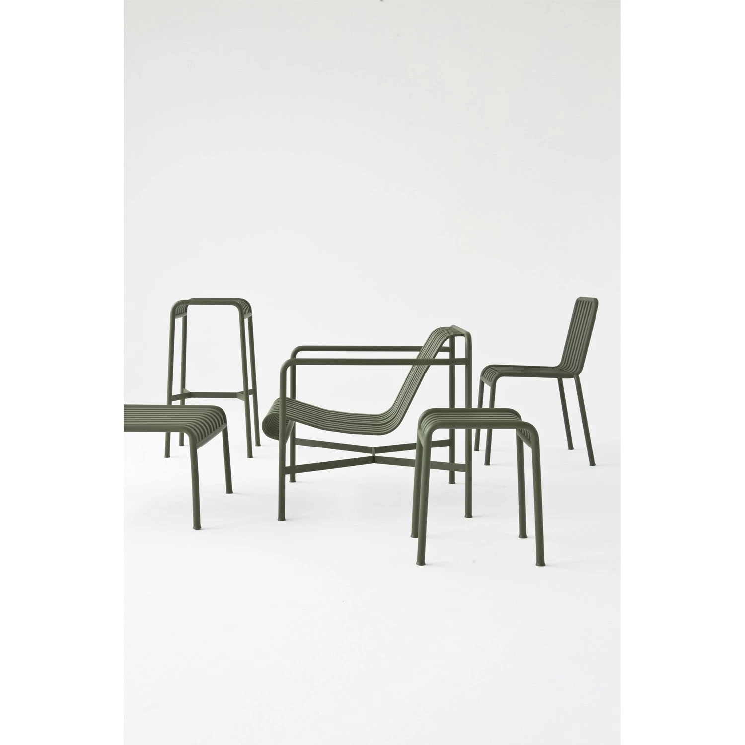 Hay Palissade Stool, Anthracite 2 Hay Palissade Stool, Anthracite - Image 2