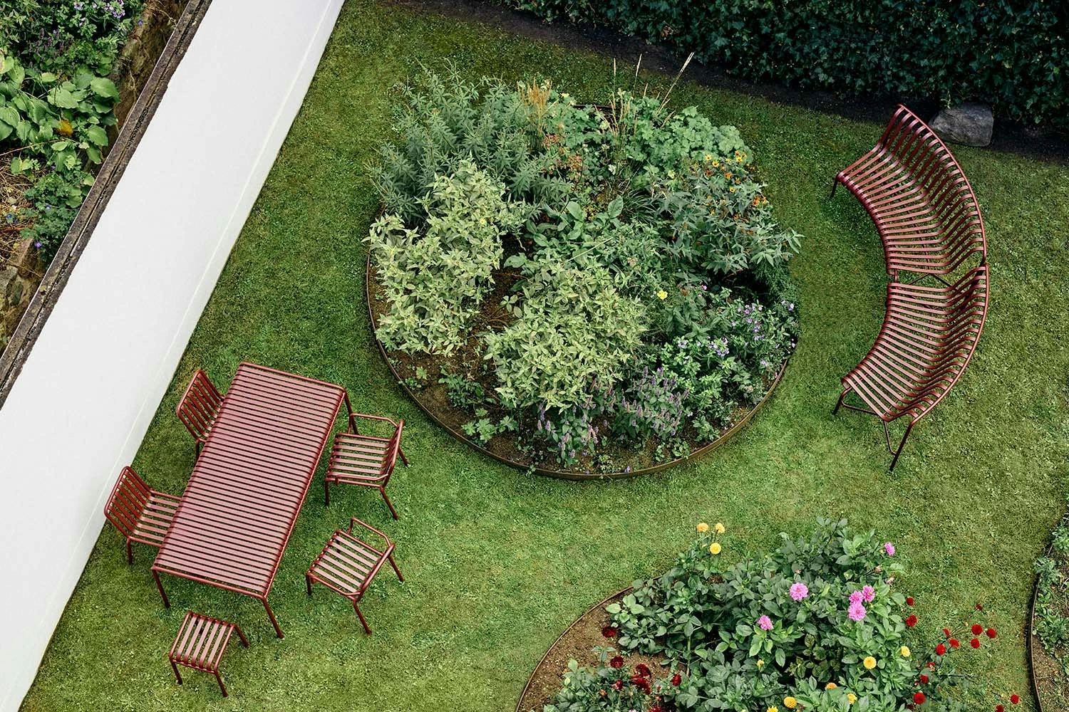 Hay Palissade Table 170x90 Cm, Sky Grey 2 Hay Palissade Table 170x90 Cm, Sky Grey - Image 2