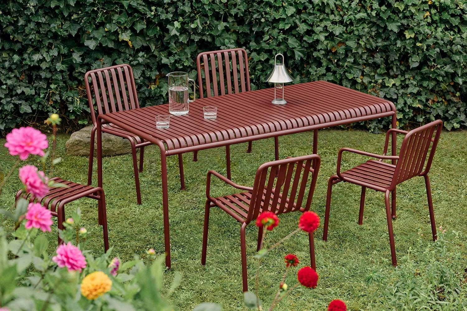 Hay Palissade Table 170x90 Cm, Sky Grey 4 Hay Palissade Table 170x90 Cm, Sky Grey - Image 4