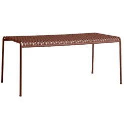 Hay Palissade Table 170x90 Cm, Iron Red