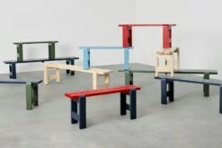 Hay Weekday Bench 23x111 Cm, Olive -Hay Sales Store hay weekday bench l111 water based pinewood 12