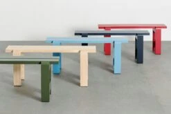 Hay Weekday Bench 23x111 Cm, Azure Blue 9 Hay Weekday Bench 23x111 Cm, Azure Blue -Hay Sales Store hay weekday bench l111 water based pinewood 20