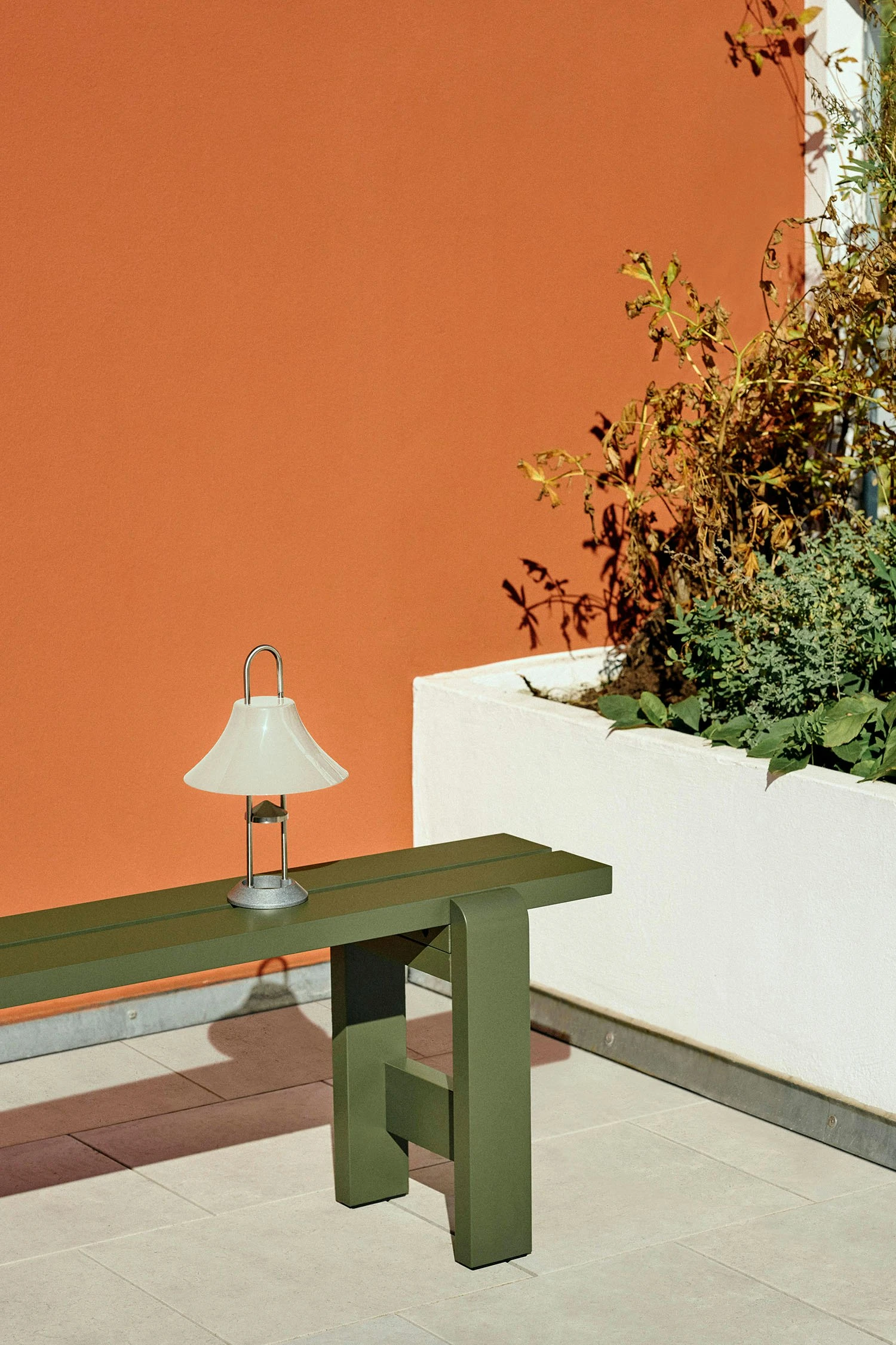 Hay Weekday Bench 32x190 Cm, Olive 2 Hay Weekday Bench 32x190 Cm, Olive - Image 2