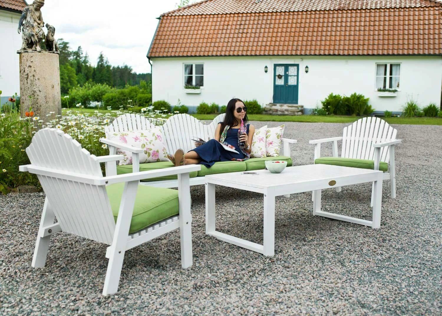 Bullerö Armchair, White 2 Bullerö Armchair, White - Image 2
