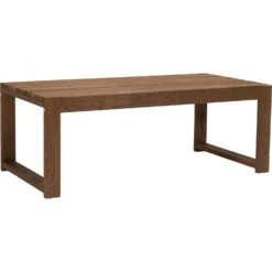 Gotland Lounge Table 60x120 Cm, Thermotreated Ash