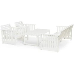 Gotland Sofa Set 5 Seats, White