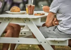 Picnic Mini Picnic Table 48x90 Cm, White 5 Picnic Mini Picnic Table 48x90 Cm, White -Hay Sales Store hillerstorp picnic mini picnic table 48x90 cm 2