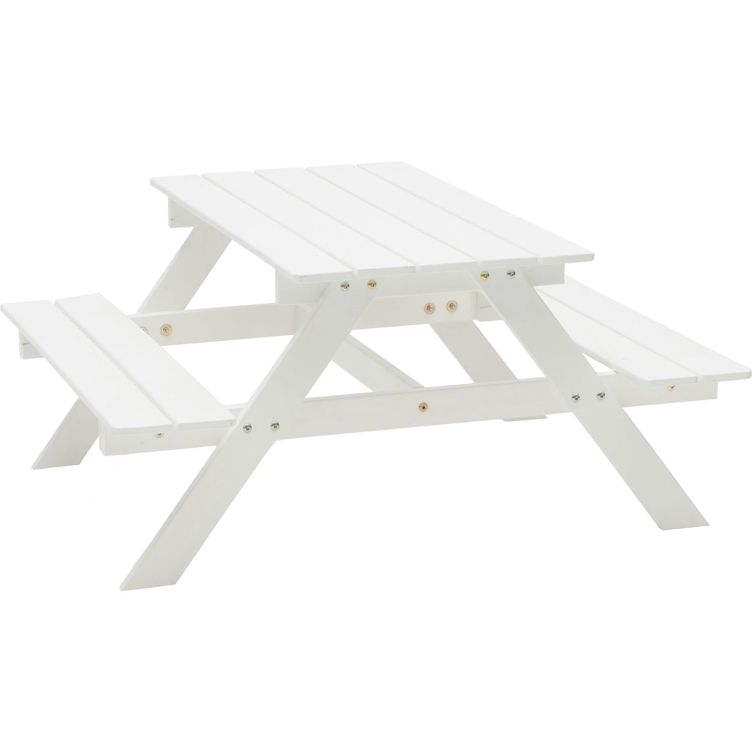 Picnic Mini Picnic Table 48x90 Cm, White 1 Picnic Mini Picnic Table 48x90 Cm, White
