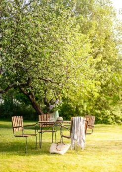 Sandhamn Table Ø100 Cm, Thermotreated Ash -Hay Sales Store hillerstorp sandhamn bord 100cm fallbart gra varmebeh ask 2