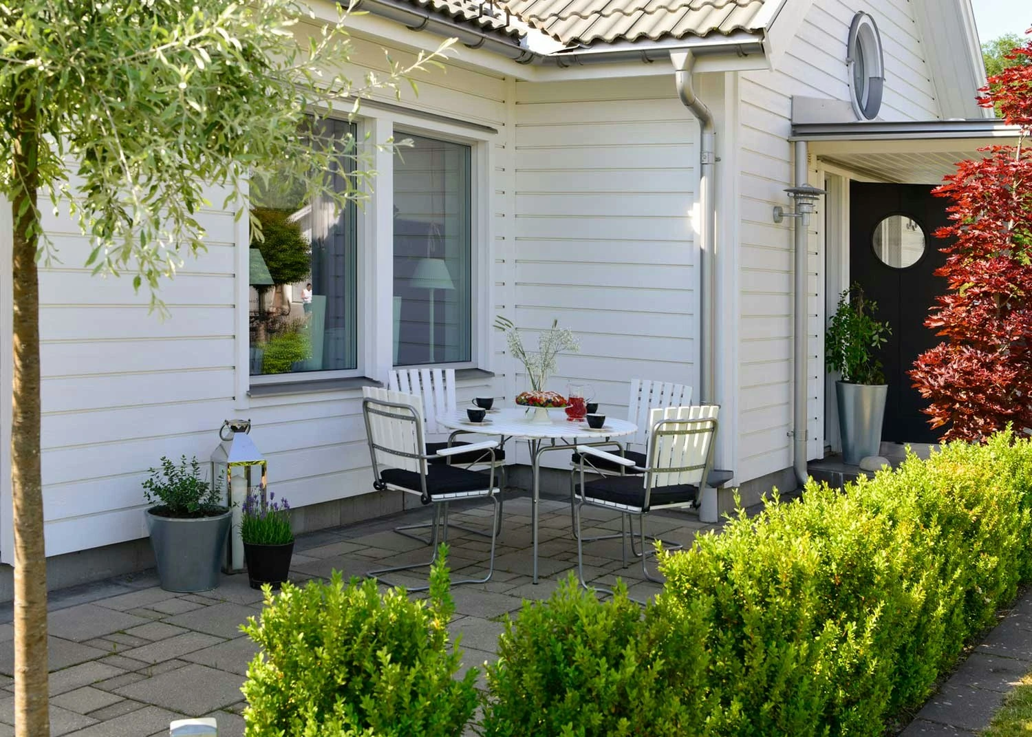 Sandhamn Chairs 4-pack, White 3 Sandhamn Chairs 4-pack, White - Image 3