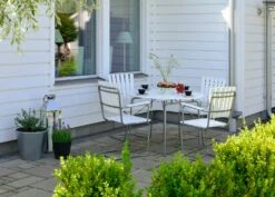 Sandhamn Chairs 4-pack, White 9 Sandhamn Chairs 4-pack, White -Hay Sales Store hillerstorp sandhamn stol stal vit 4 pack 5