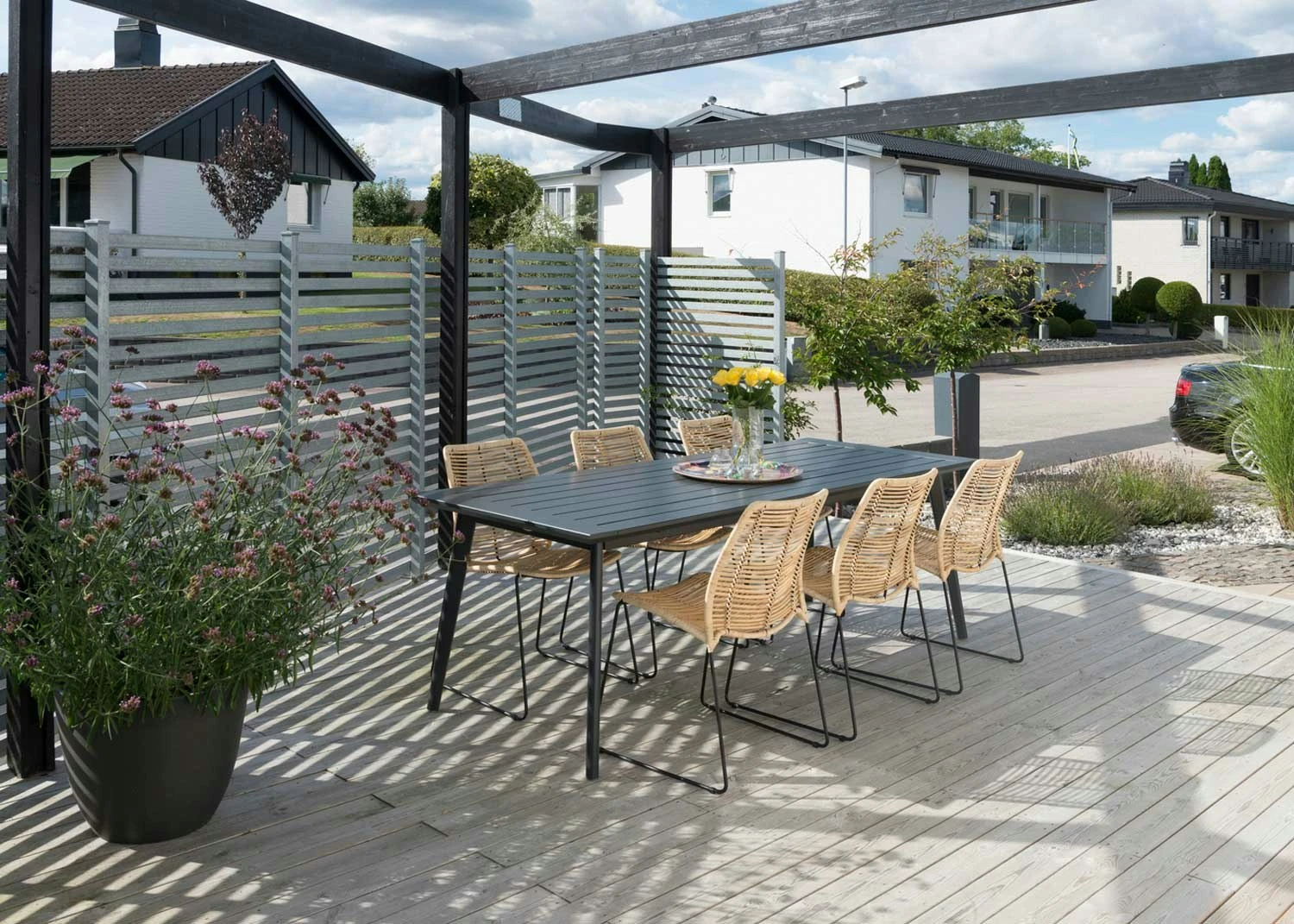 Stoltö Dining Table 90x220x72 Cm, Hurricane Grey 2 Stoltö Dining Table 90x220x72 Cm, Hurricane Grey - Image 2