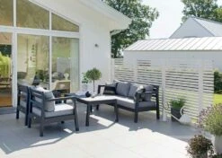 Stoltö Sofa, Hurricane Grey/Grey -Hay Sales Store hillerstorp stolto soffa orkangra inkluderad dynor 2