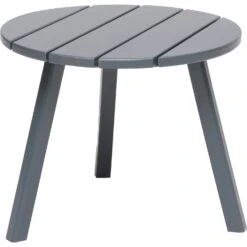 Tennessee Side Table Ø50x41 Cm, Steel Grey