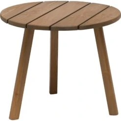 Tennessee Side Table Ø50x41 Cm, Thermotreated Ash