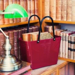 Hinza Bag Green Plastic Bordeaux, Small -Hay Sales Store hinza hinza bag green plastic bordeaux 3