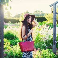 Hinza Bag Green Plastic Bordeaux, Small -Hay Sales Store hinza hinza bag green plastic bordeaux 4