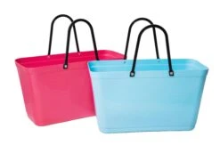 Hinza Bag Green Plastic Light Blue, Small -Hay Sales Store hinza hinza bag green plastic light blue 3 1