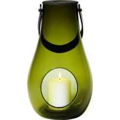 Holmegaard Design With Light Lantern Olive, H29 Cm -Hay Sales Store holmegaard dwl lantern olive 13