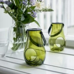 Holmegaard Design With Light Lantern Olive, H29 Cm -Hay Sales Store holmegaard dwl lantern olive 2 1
