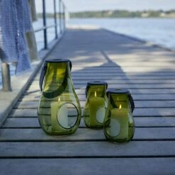 Holmegaard Design With Light Lantern Olive, H29 Cm -Hay Sales Store holmegaard dwl lantern olive 3 1