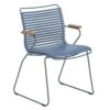 Click Dining Chair, Pigeon Blue/Grey