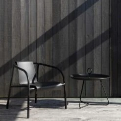 NAMI Lounger, Black -Hay Sales Store houe nami lounge chair monocolor olive green 5