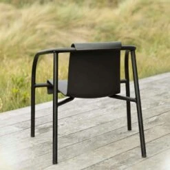 NAMI Lounger, Black -Hay Sales Store houe nami lounge chair monocolor olive green 6