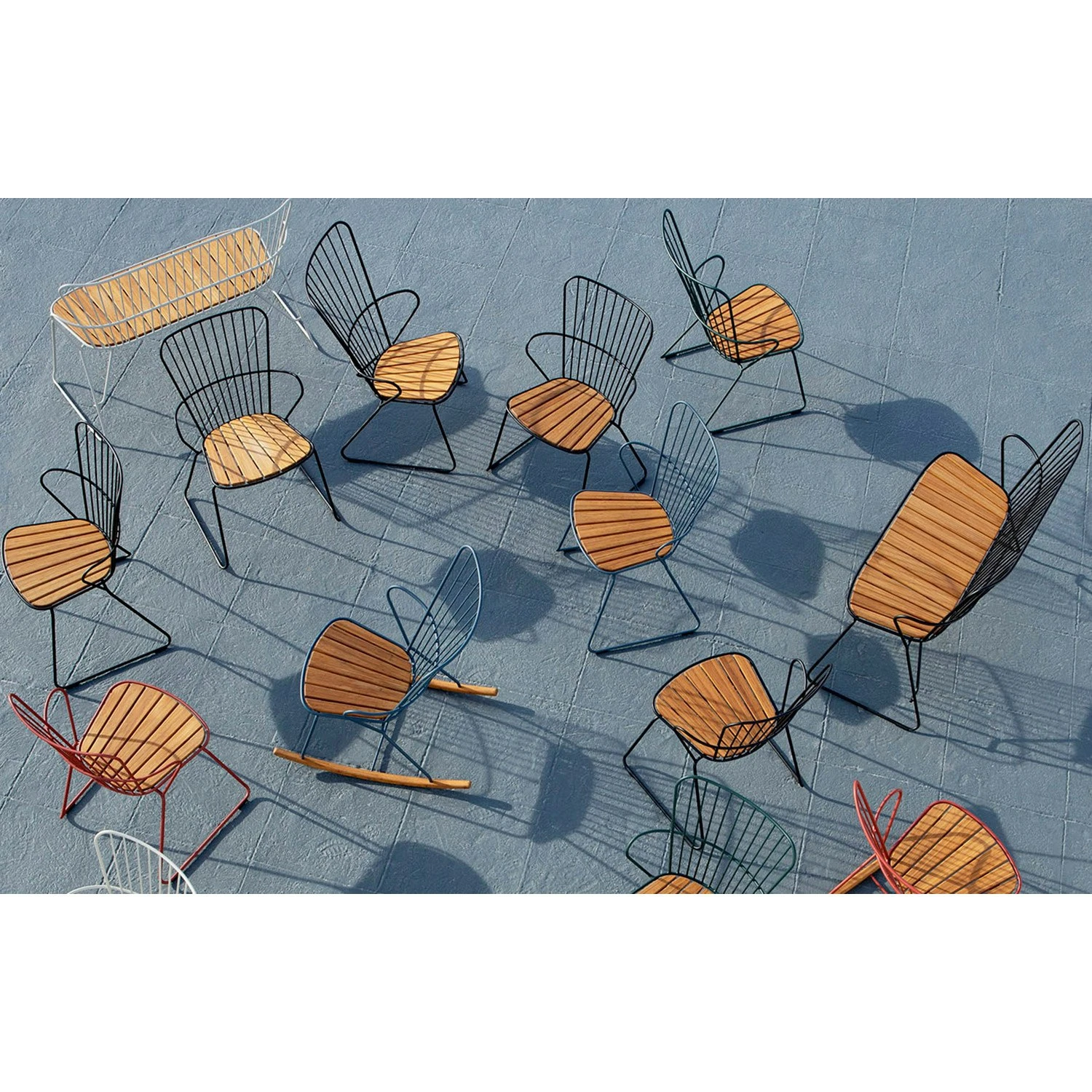 Paon Dining Chair, Black/Bamboo 3 Paon Dining Chair, Black/Bamboo - Image 3