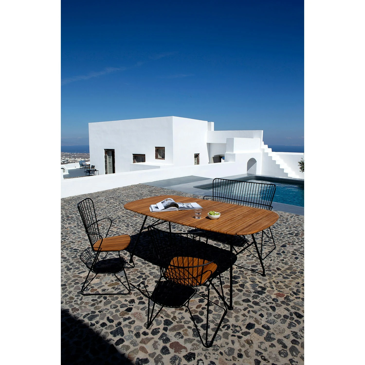 Paon Dining Chair, Black/Bamboo 2 Paon Dining Chair, Black/Bamboo - Image 2