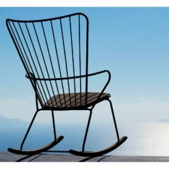 Paon Rocking Chair, Black/Bamboo -Hay Sales Store houe paon rocking chair 2